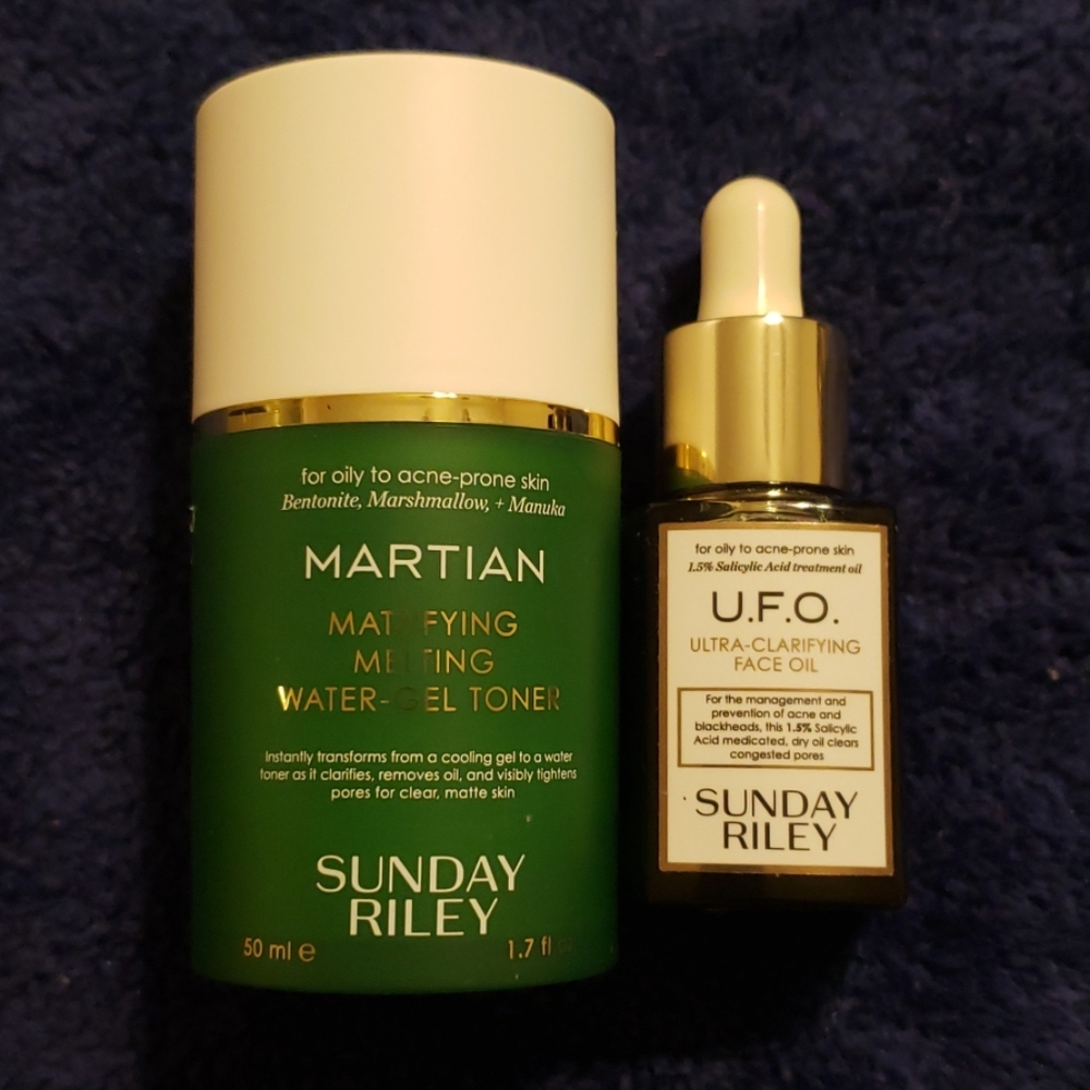 Sunday Riley SpaceRace UFO Oil & Martian Gel Toner